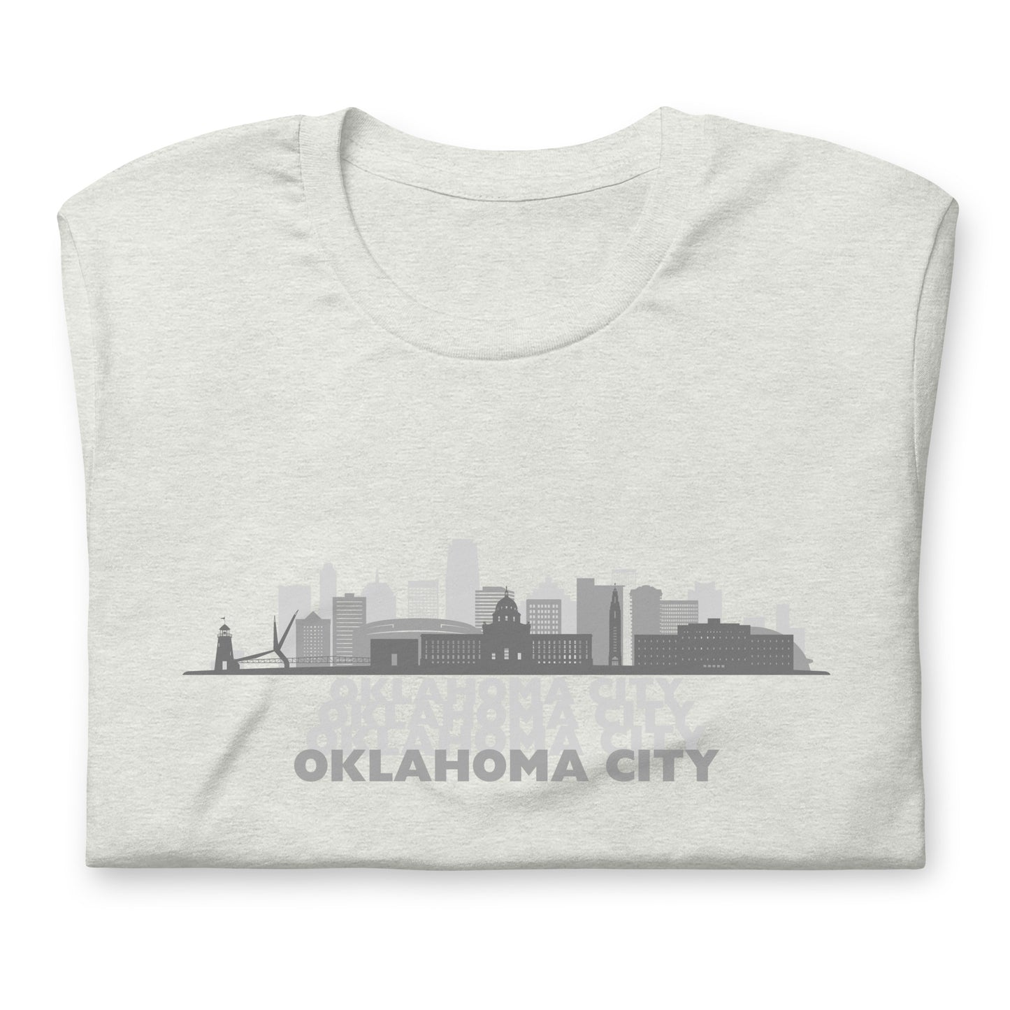 Subdued Colors OK City Unisex t-shirt