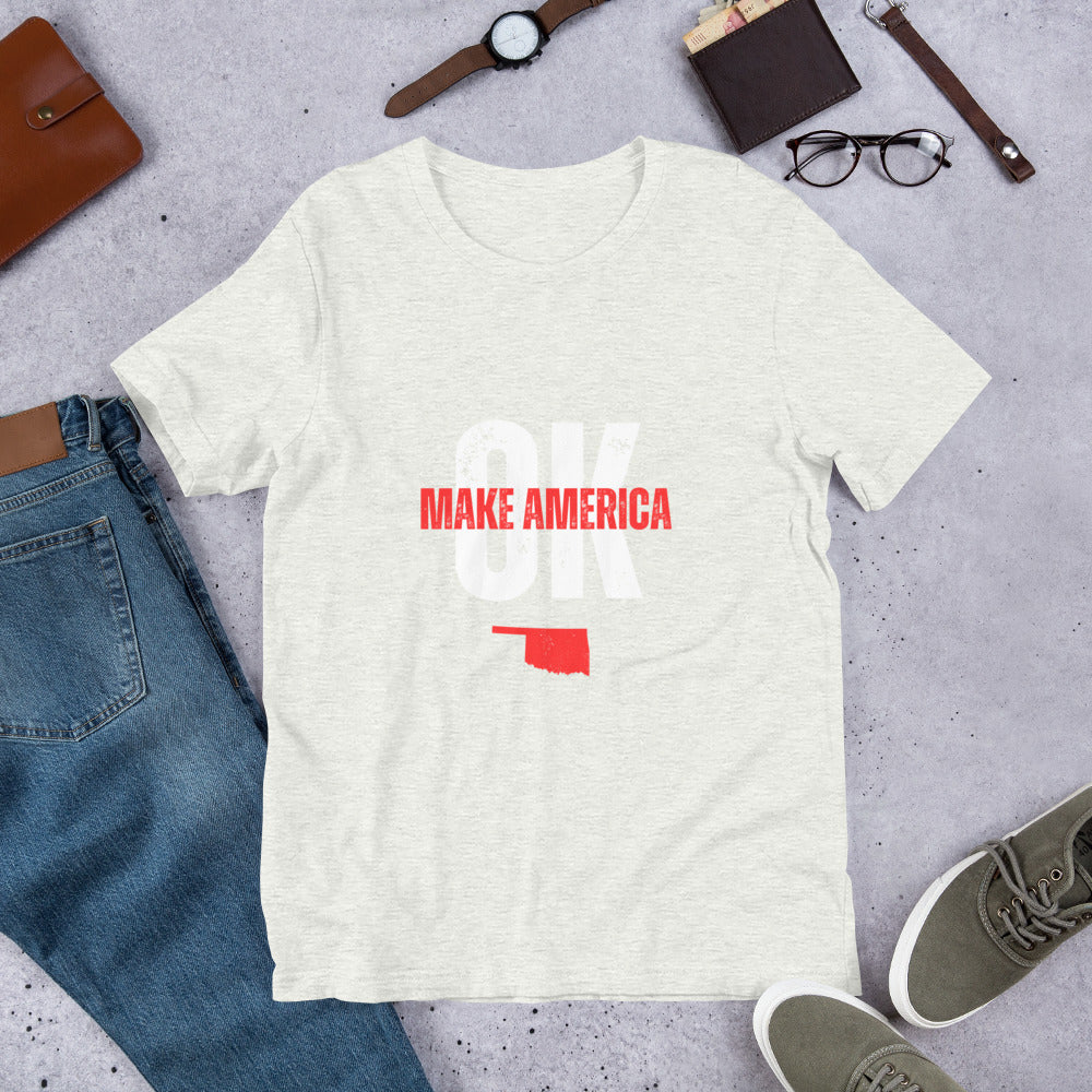 Red State Make America OK Unisex t-shirt