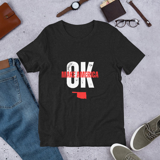 Red State Make America OK Unisex t-shirt