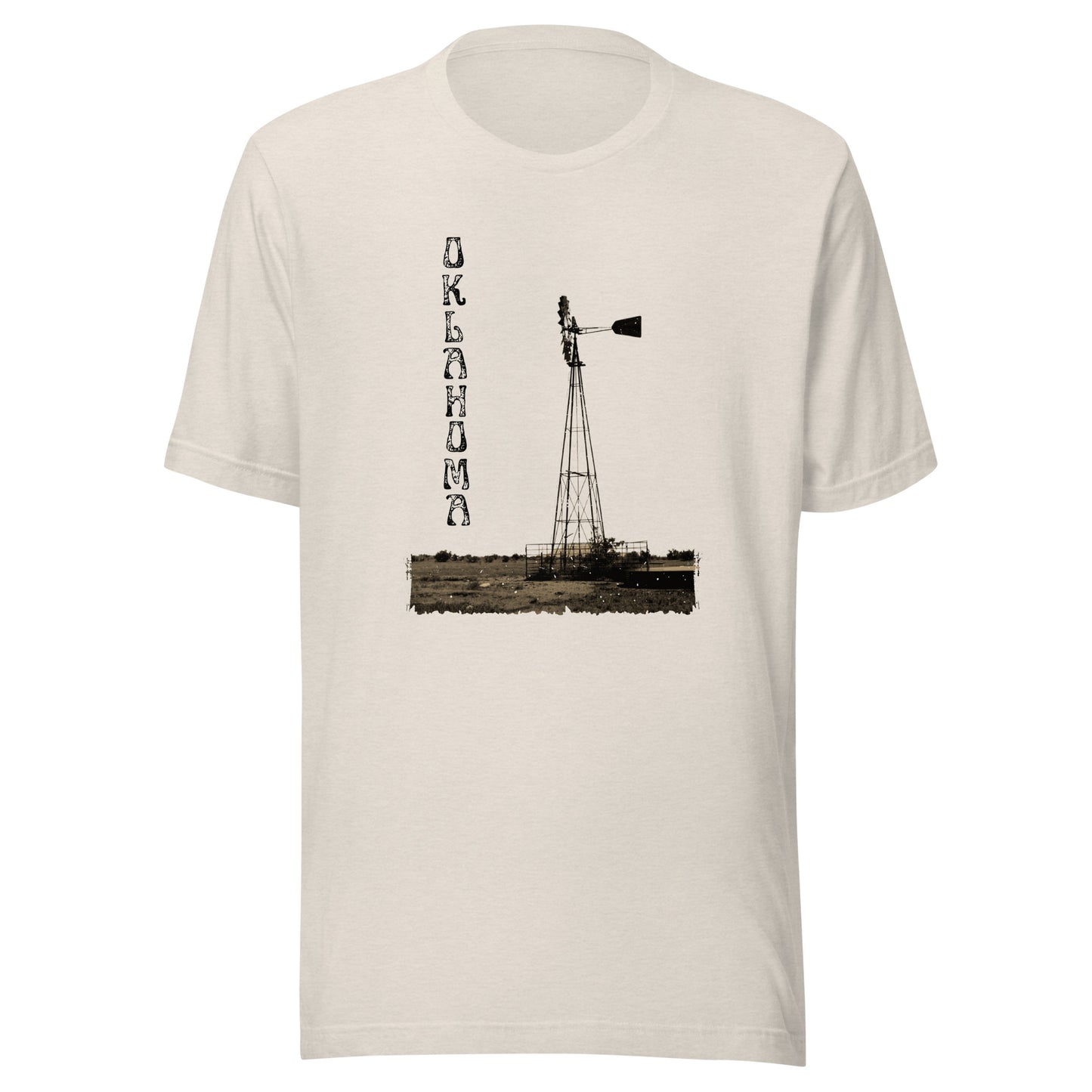 Oklahoma Vintage Windmill Unisex t-shirt
