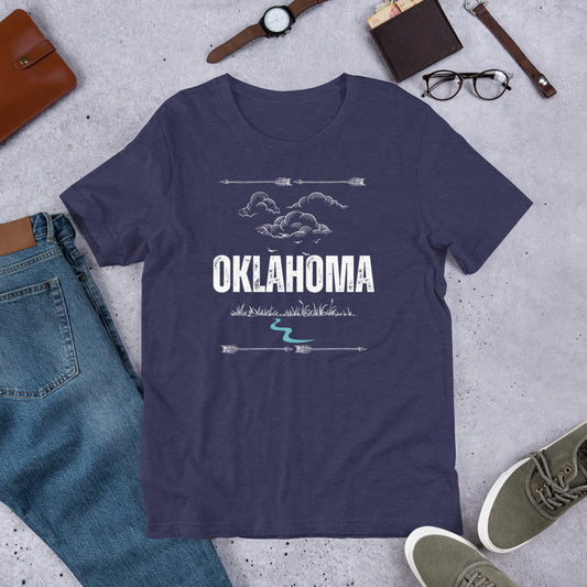 Oklahoma Sky and Earth Unisex t-shirt