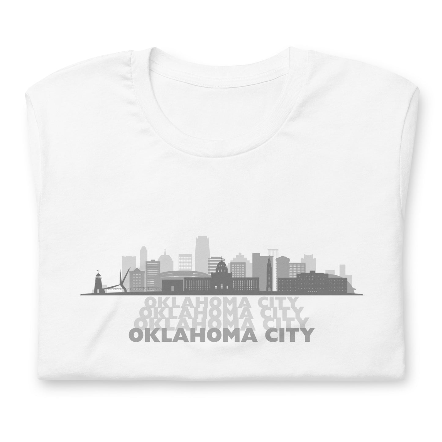 Subdued Colors OK City Unisex t-shirt